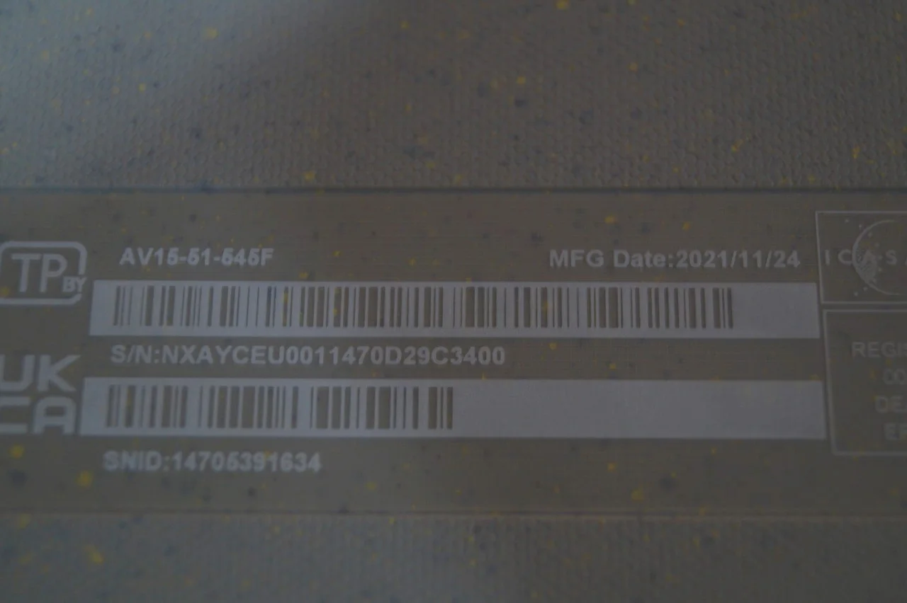 Ноутбук Acer Aspire Vero AV15-51 Б/У preview 7