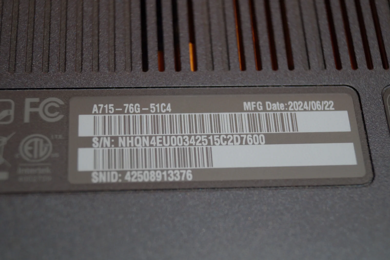 Ноутбук Acer Aspire A715-76G Б/У preview 7