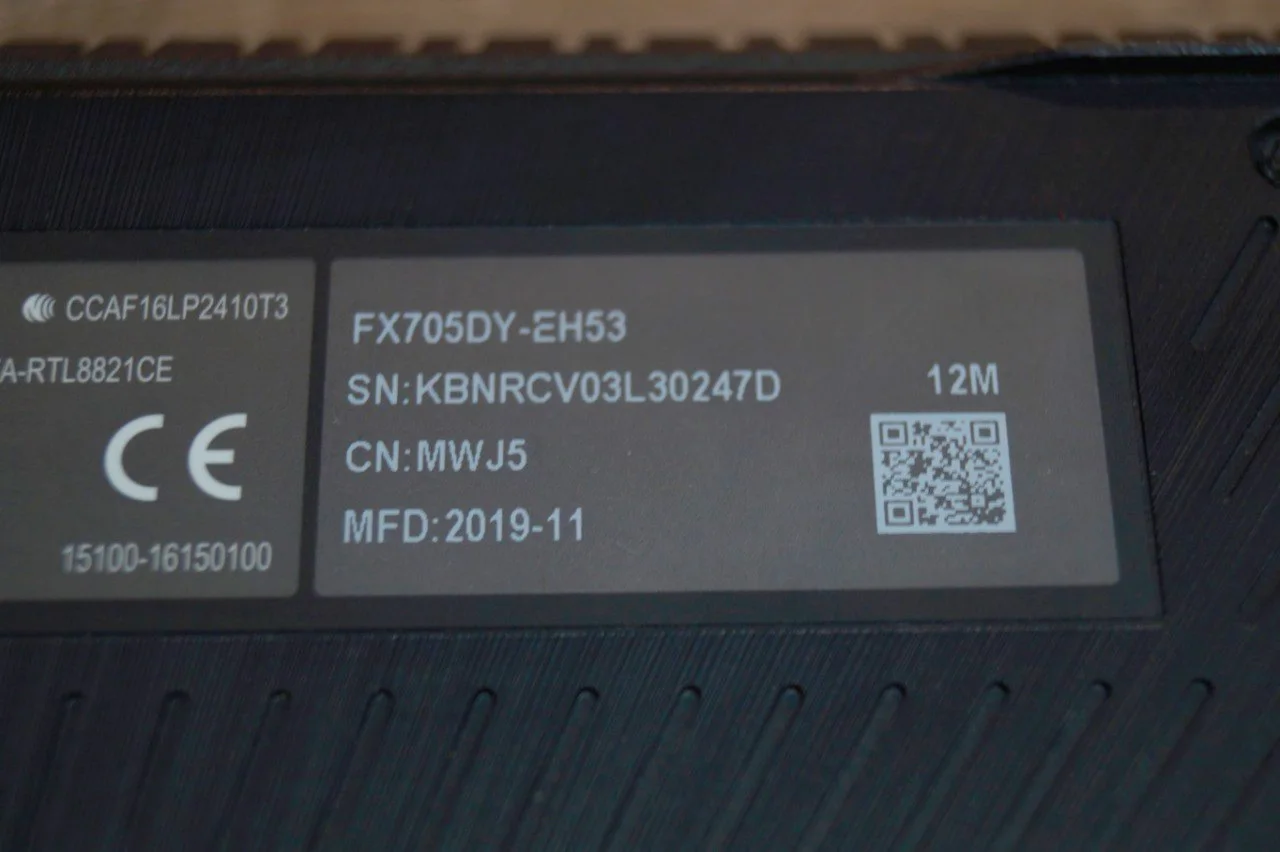 Ноутбук Asus TUF Gaming FX705DY Б/У preview 7