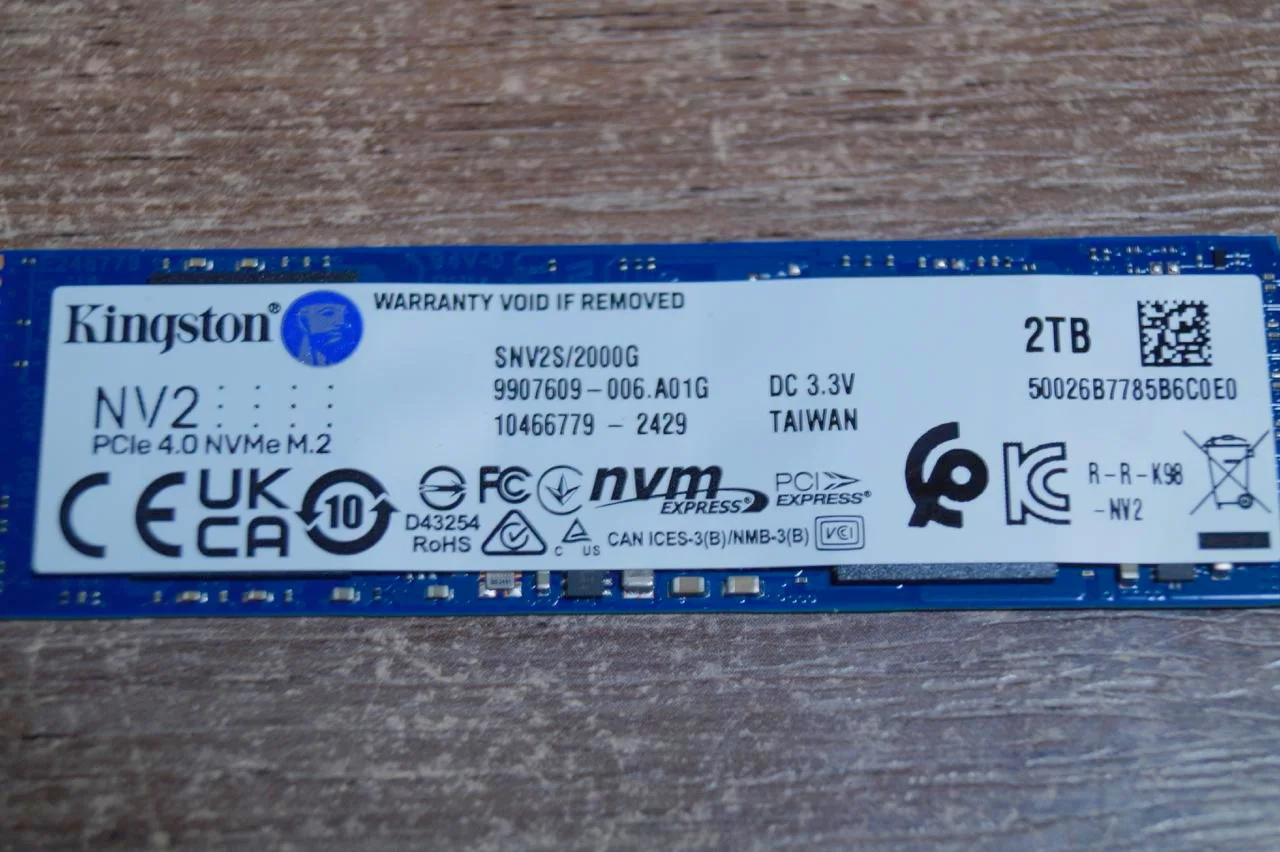 SSD накопичувач Kingston NV2 2 TB (SNV2S/2000G) Б/У preview 4