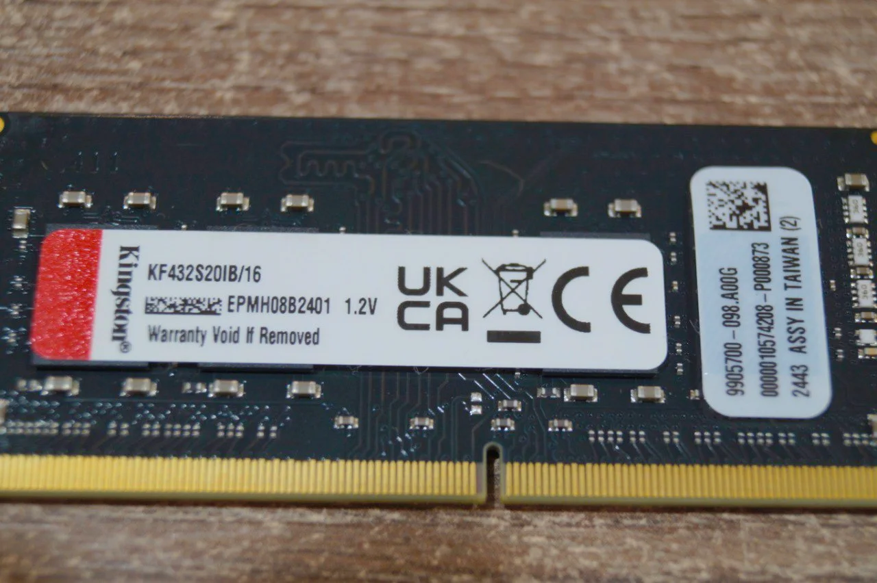 Пам'ять для ноутбуків Kingston Fury 16 GB SO-DIMM DDR4 3200MHz preview 4