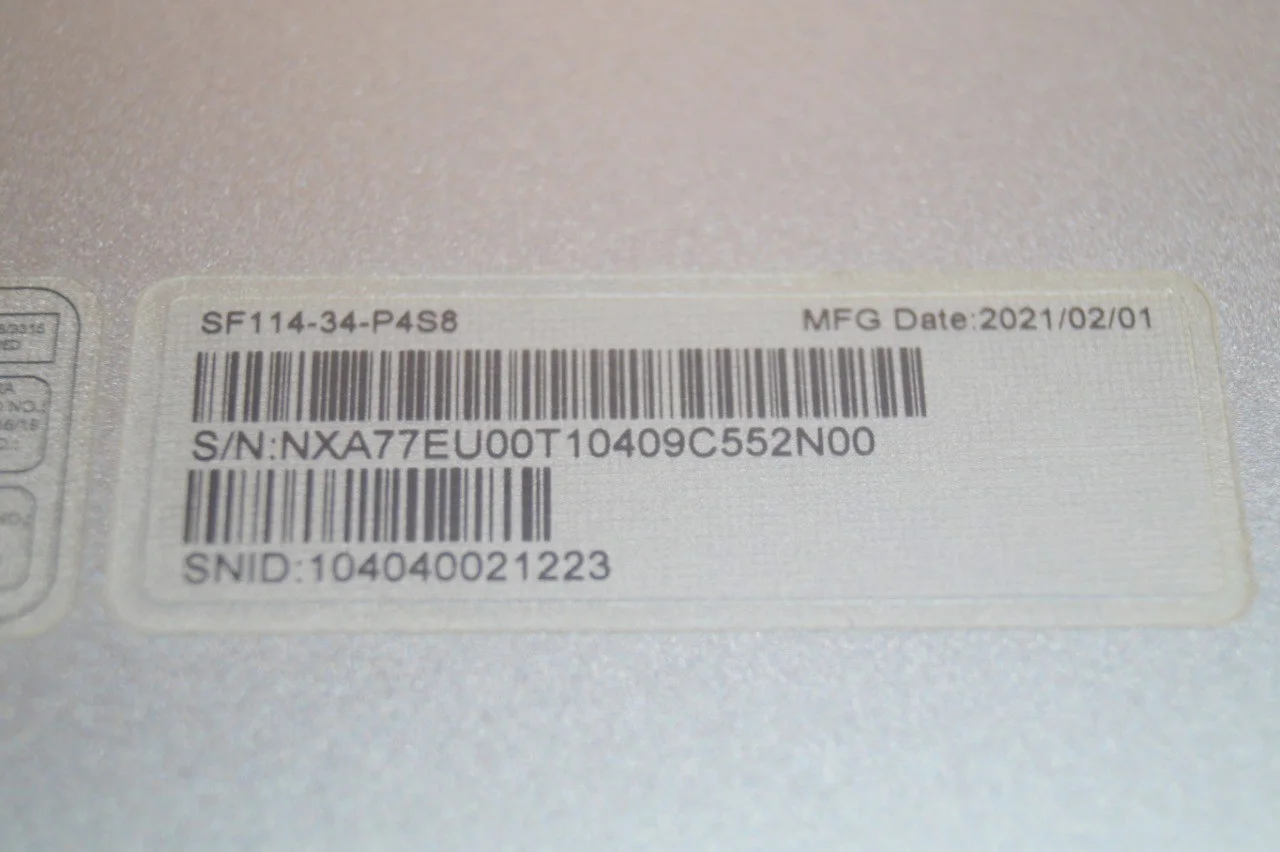 Ноутбук Acer Swift SF114-34 Б/У preview 6