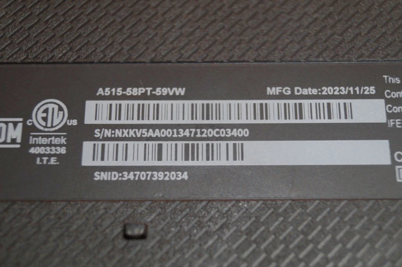 Ноутбук Acer Aspire A515-58PT Б/У preview 8