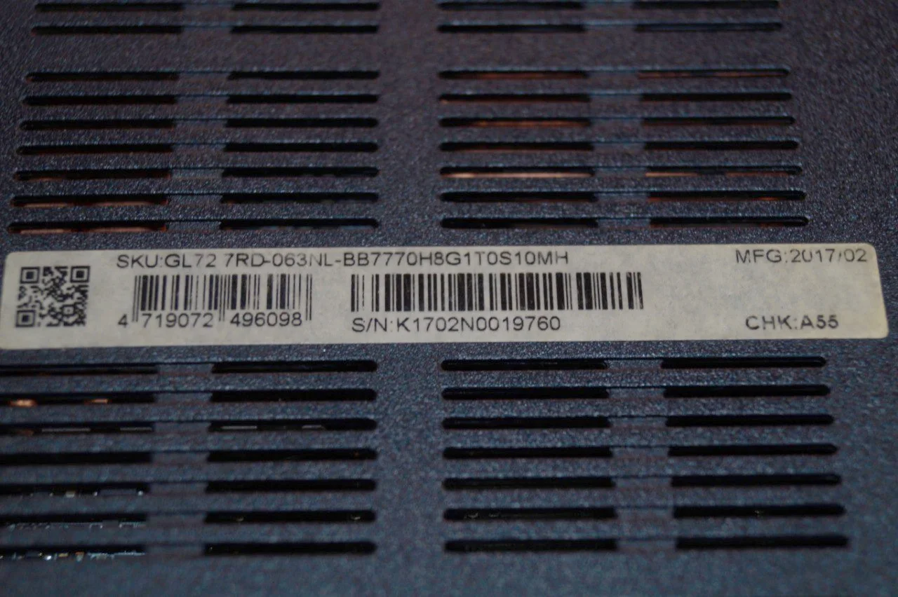 Ноутбук MSI GL72 (MS-1799) Б/У preview 4