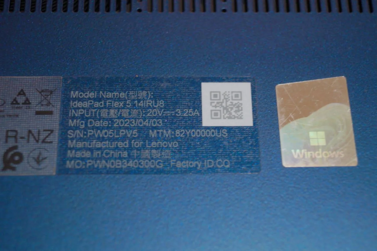 Ноутбук Lenovo IdeaPad Flex 5 14IRU8 Б/У preview 3