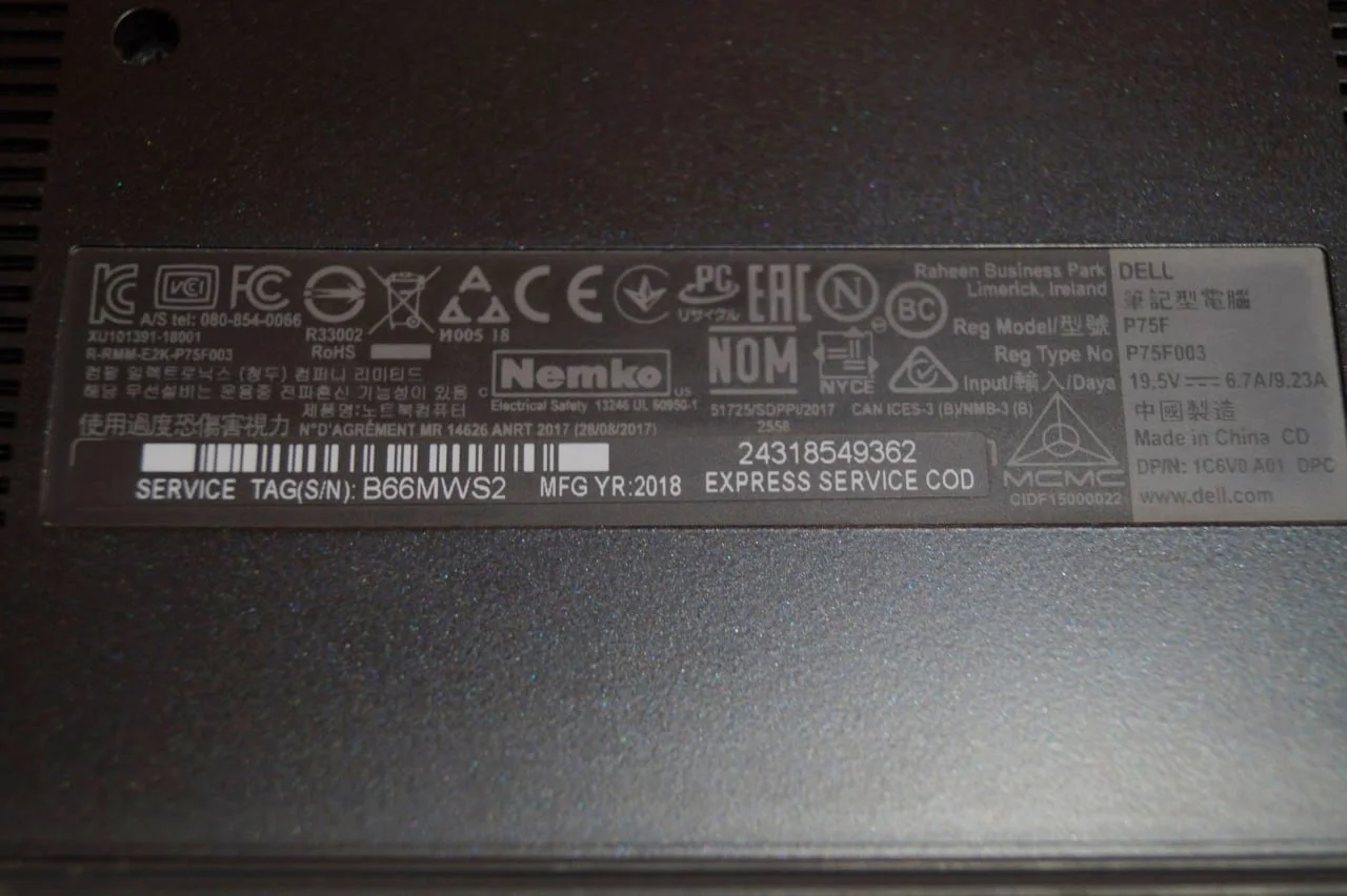 Ноутбук Dell G3 3579 Б/У preview 6