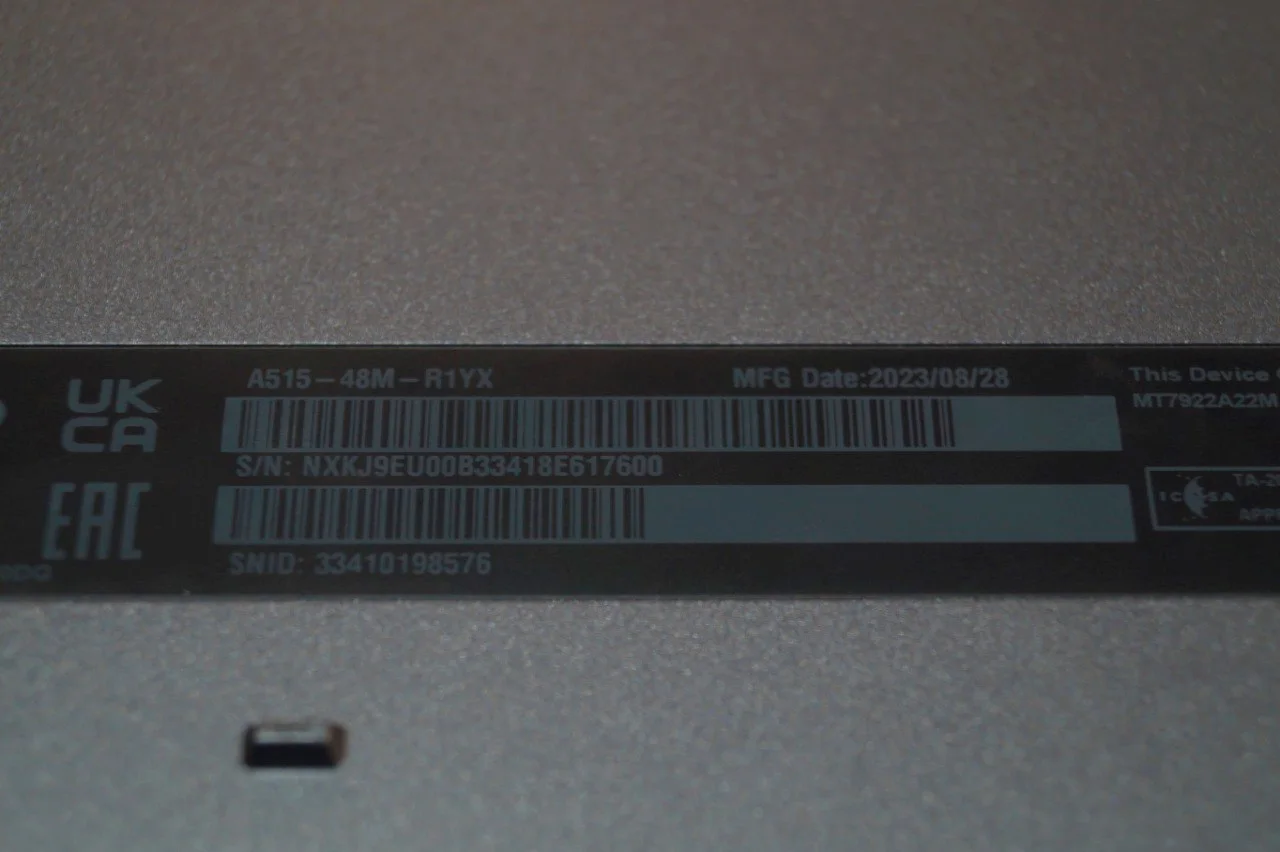 Ноутбук Acer Aspire A515-48M Б/У preview 6