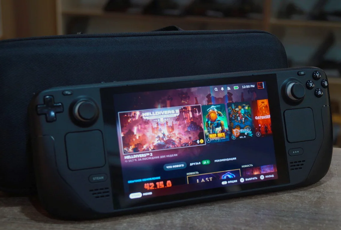 Портативна ігрова консоль Valve Steam Deck 64 ГБ Б/У 1