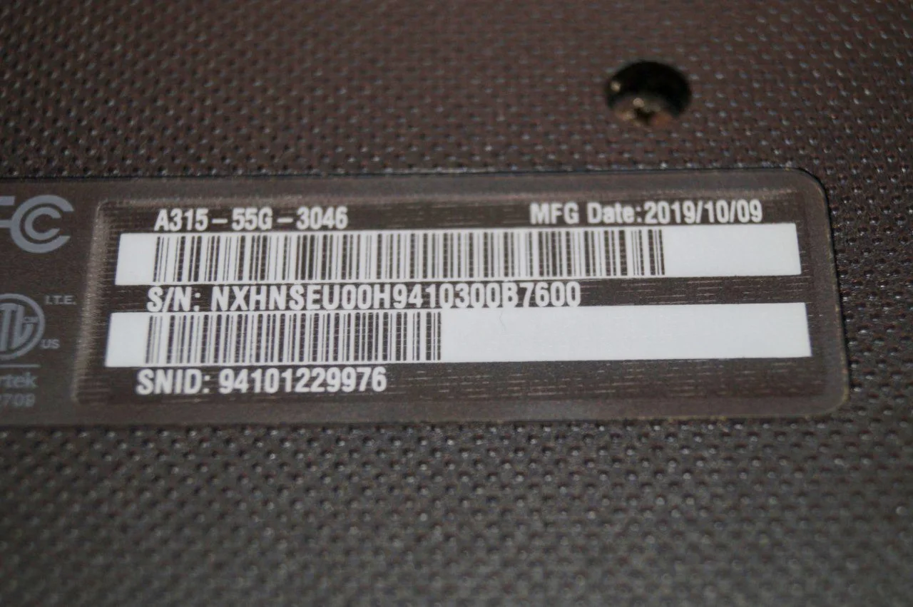 Ноутбук Acer Aspire A315-55G Б/У preview 7