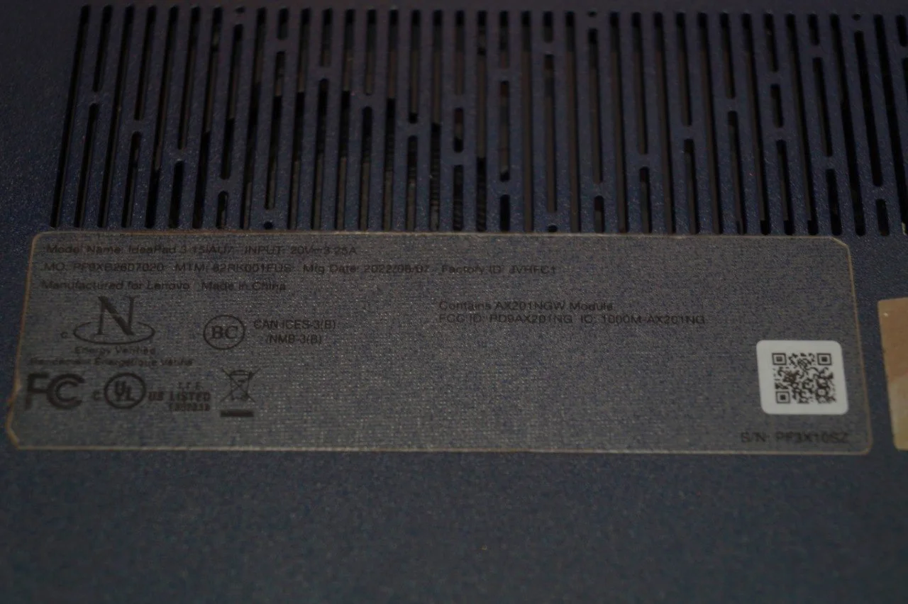 Ноутбук Lenovo IdeaPad 3 15IAU7 Б/У preview 6