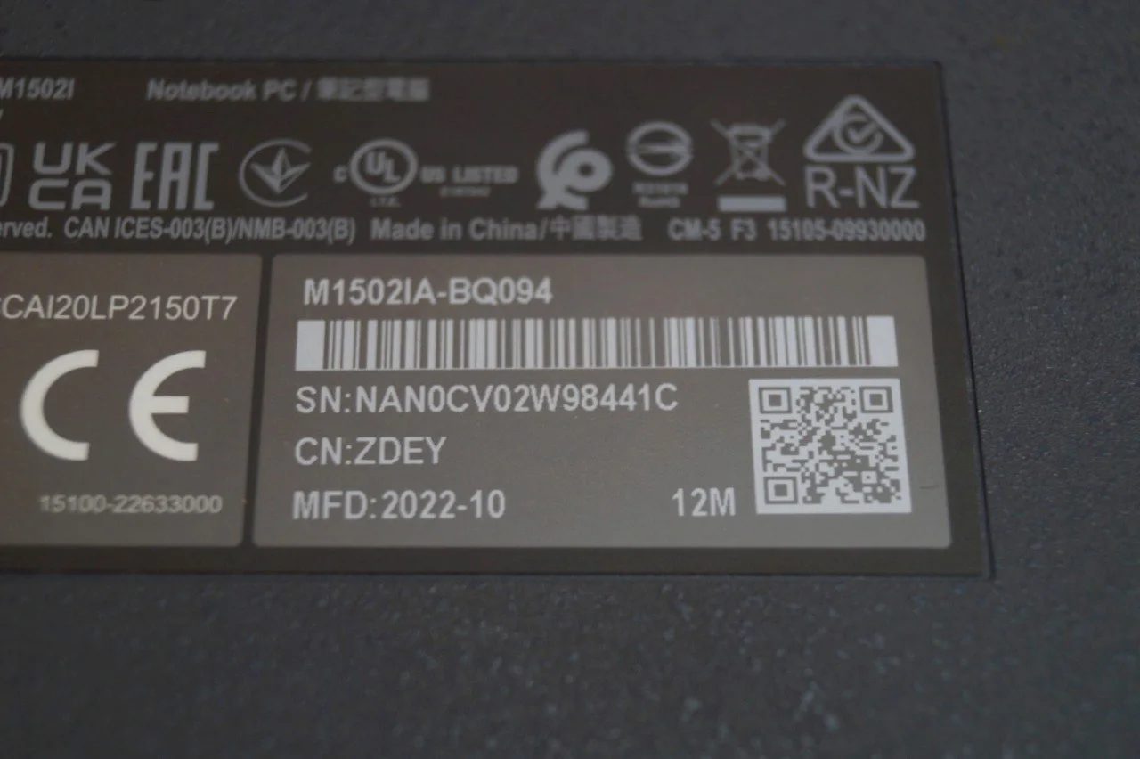 Ноутбук Asus VivoBook M1502IA Б/У preview 6