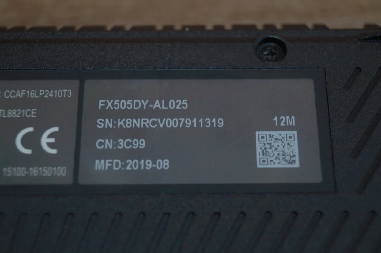 Ноутбук Asus TUF Gaming FX505DY Б/У preview 5