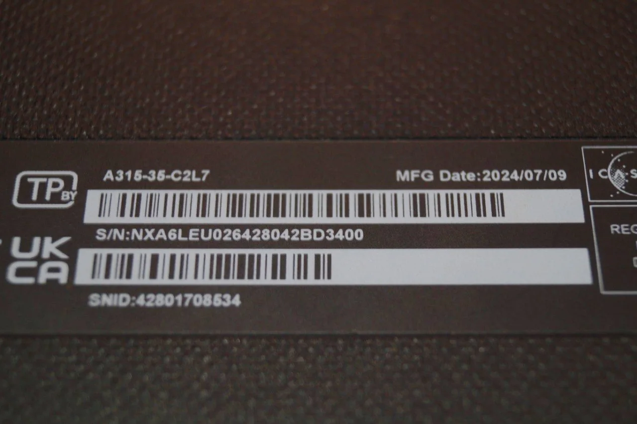 Ноутбук Acer Aspire A315-35 Б/У preview 5