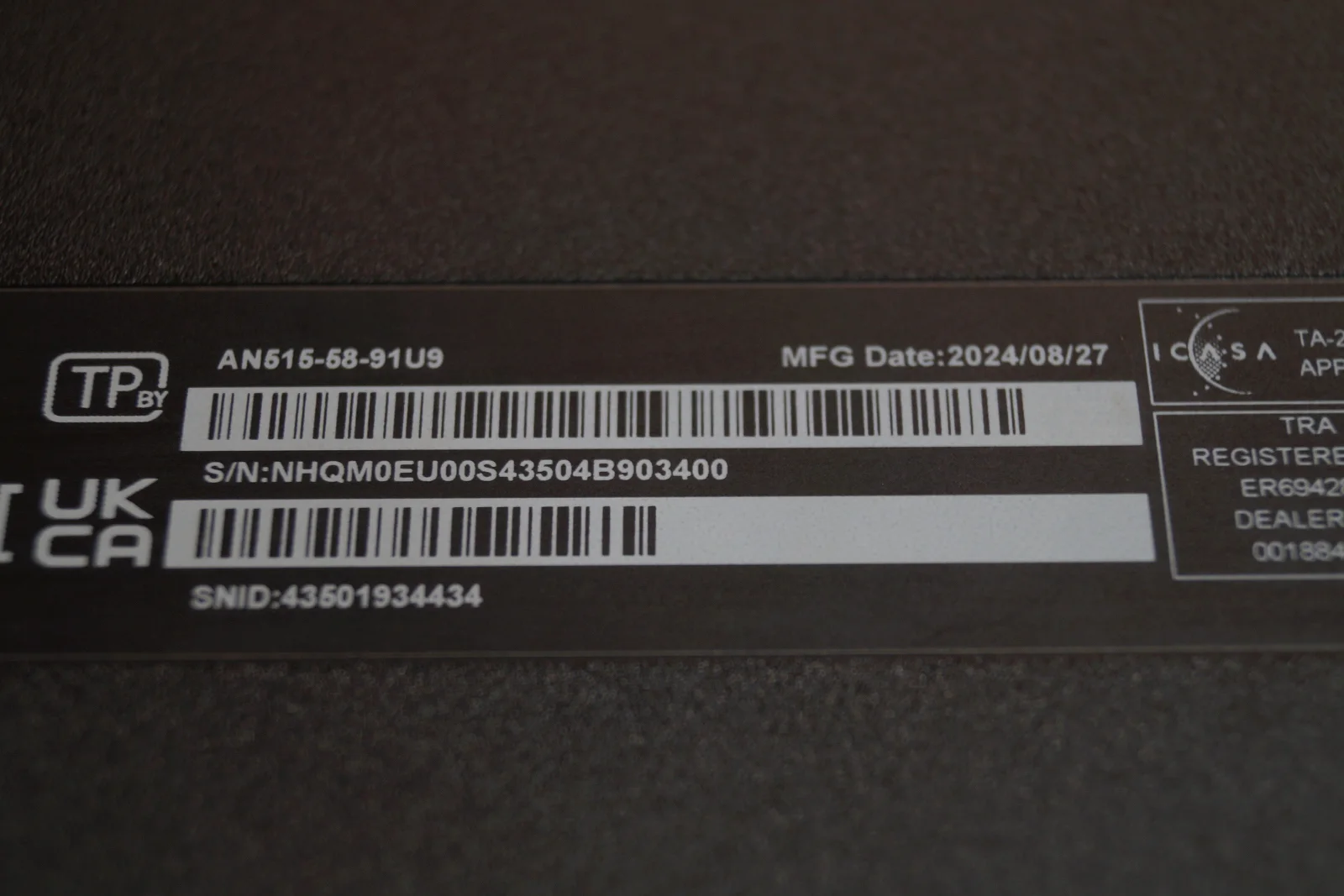 Ноутбук Acer NITRO 5 AN515-58 Б/У preview 8