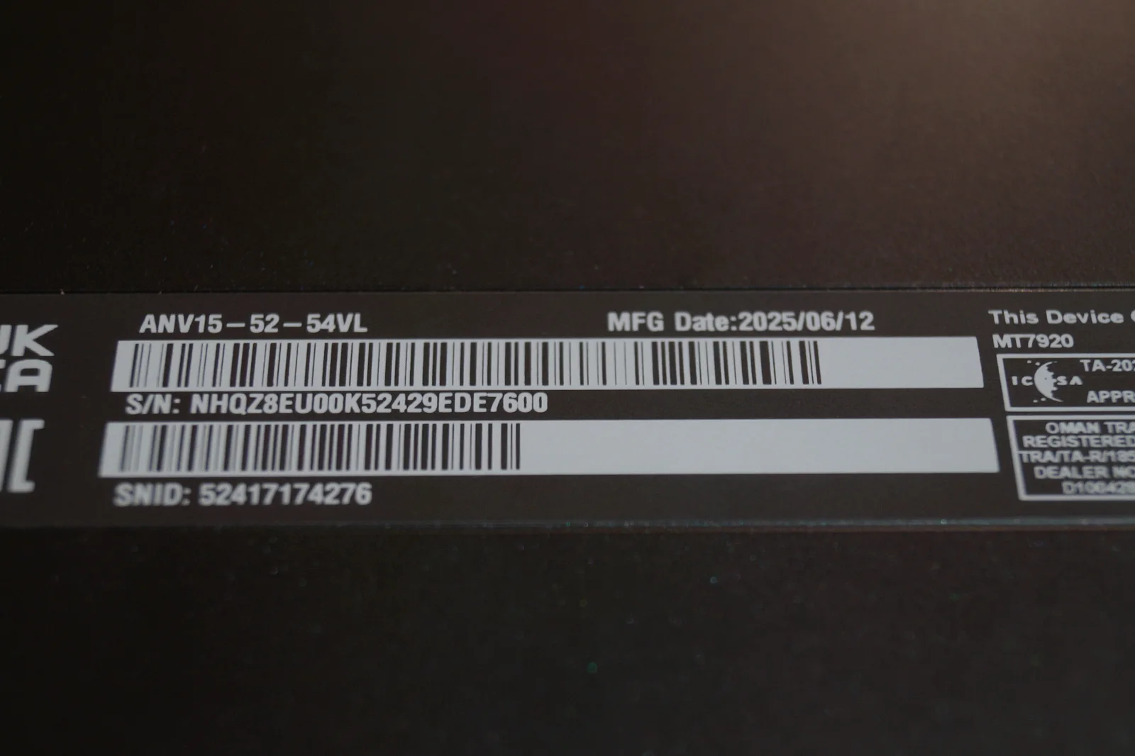 Ноутбук Acer Nitro ANV15-52 Б/У preview 8