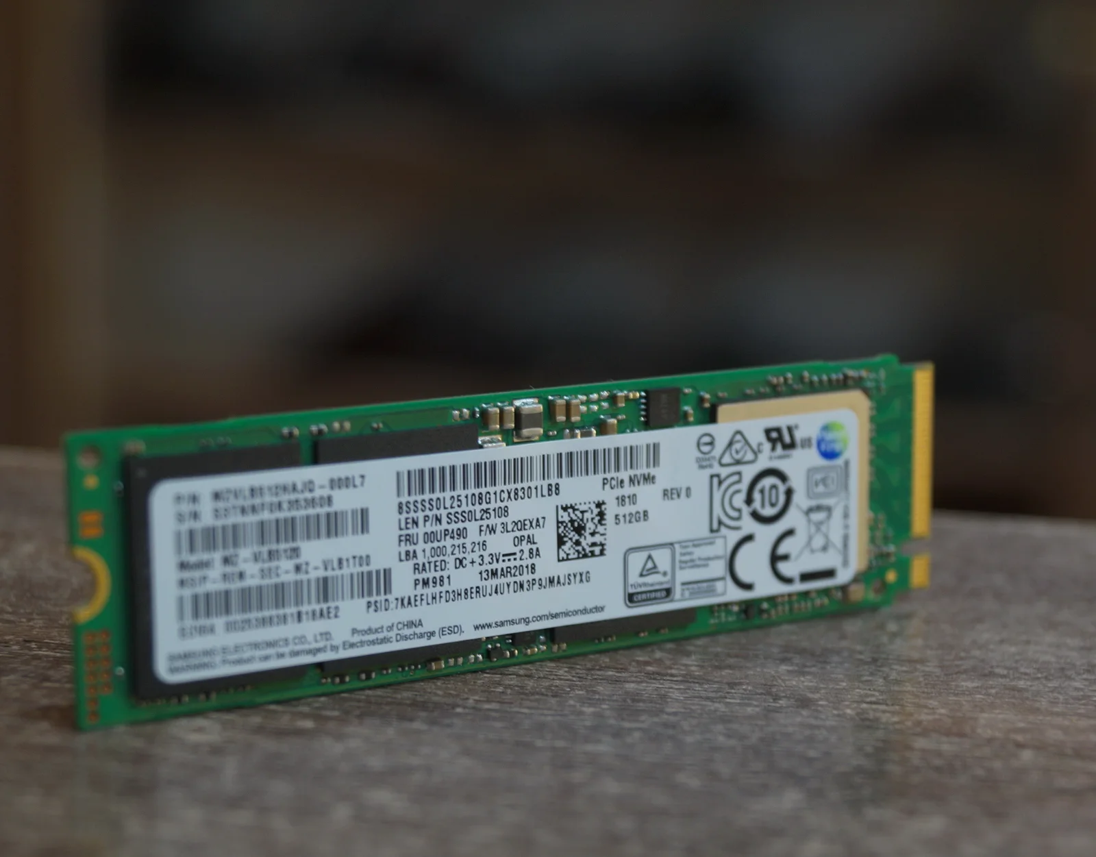 SSD накопичувач Samsung MZVLB512HAJQ-000L7 512 ГБ (OEM) Б/У 1