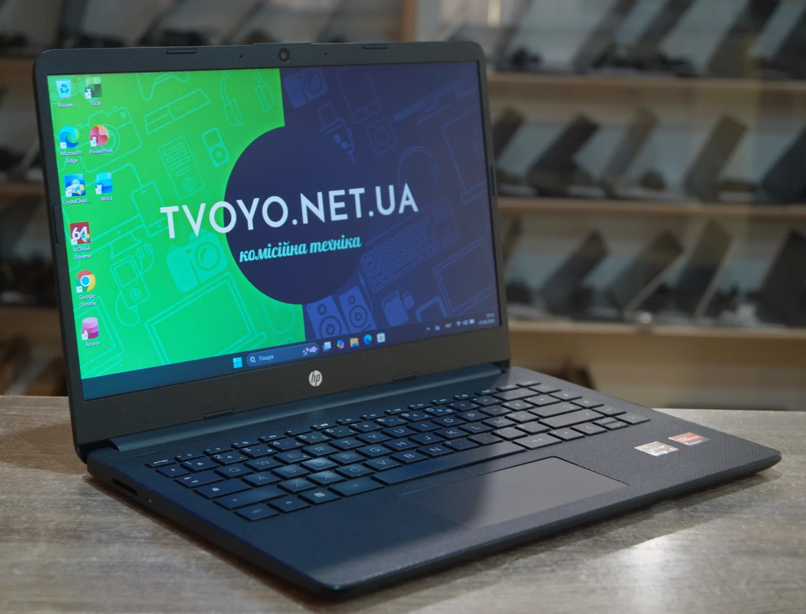 Ноутбук HP Laptop 14s-fq1xxx Б/У 1