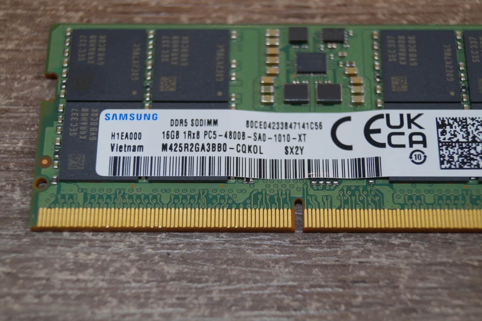 Пам'ять для ноутбуків Samsung (M425R2G)16 GB SO-DIMM DDR5 4800 MHz preview 4