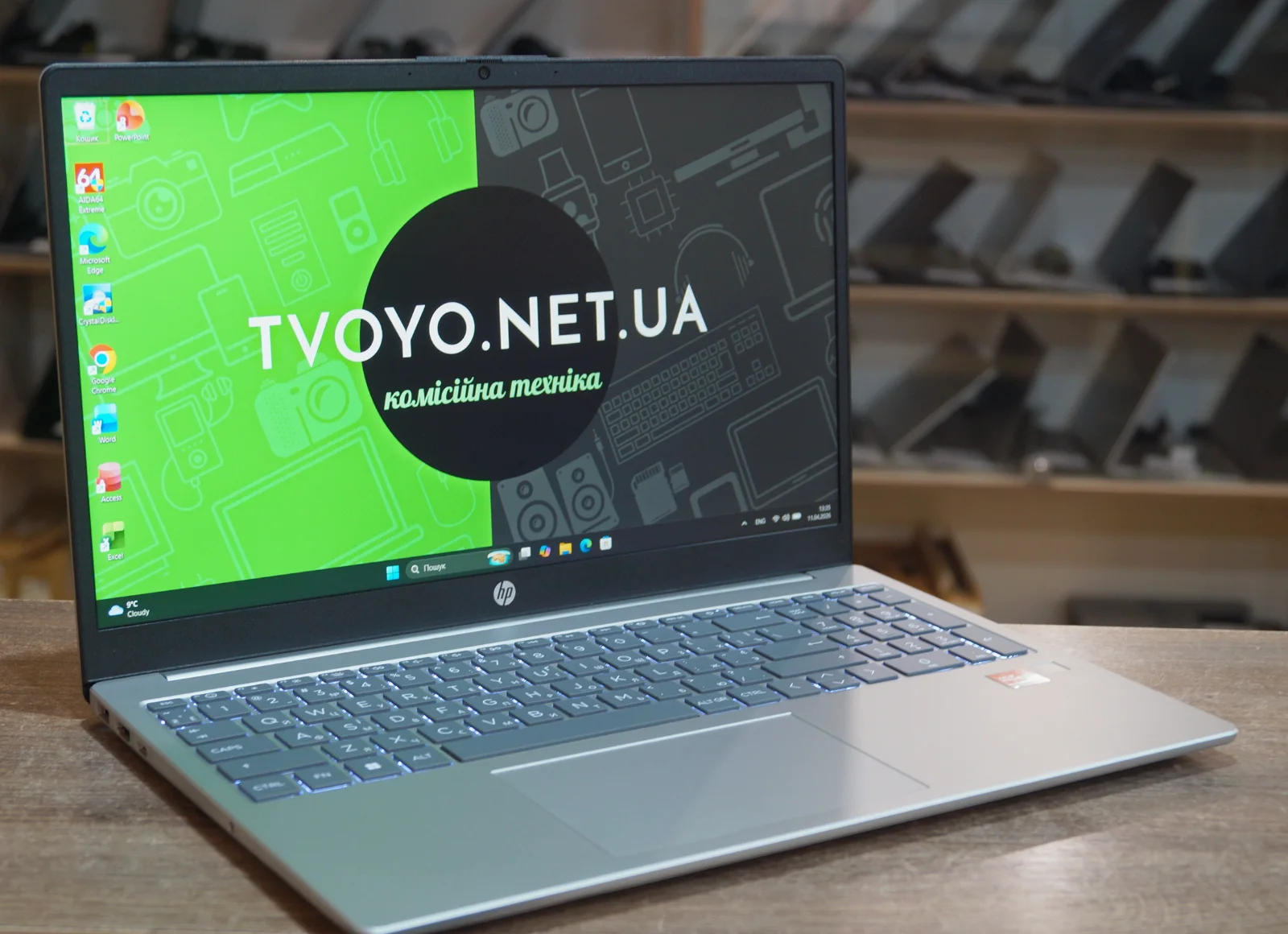 Ноутбук HP Laptop 15-fc0xxx Б/У 1