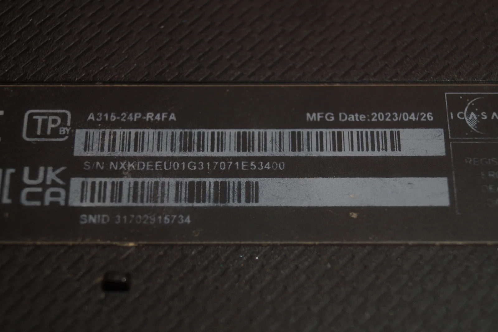 Ноутбук Acer Aspire A315-24P Б/У preview 8