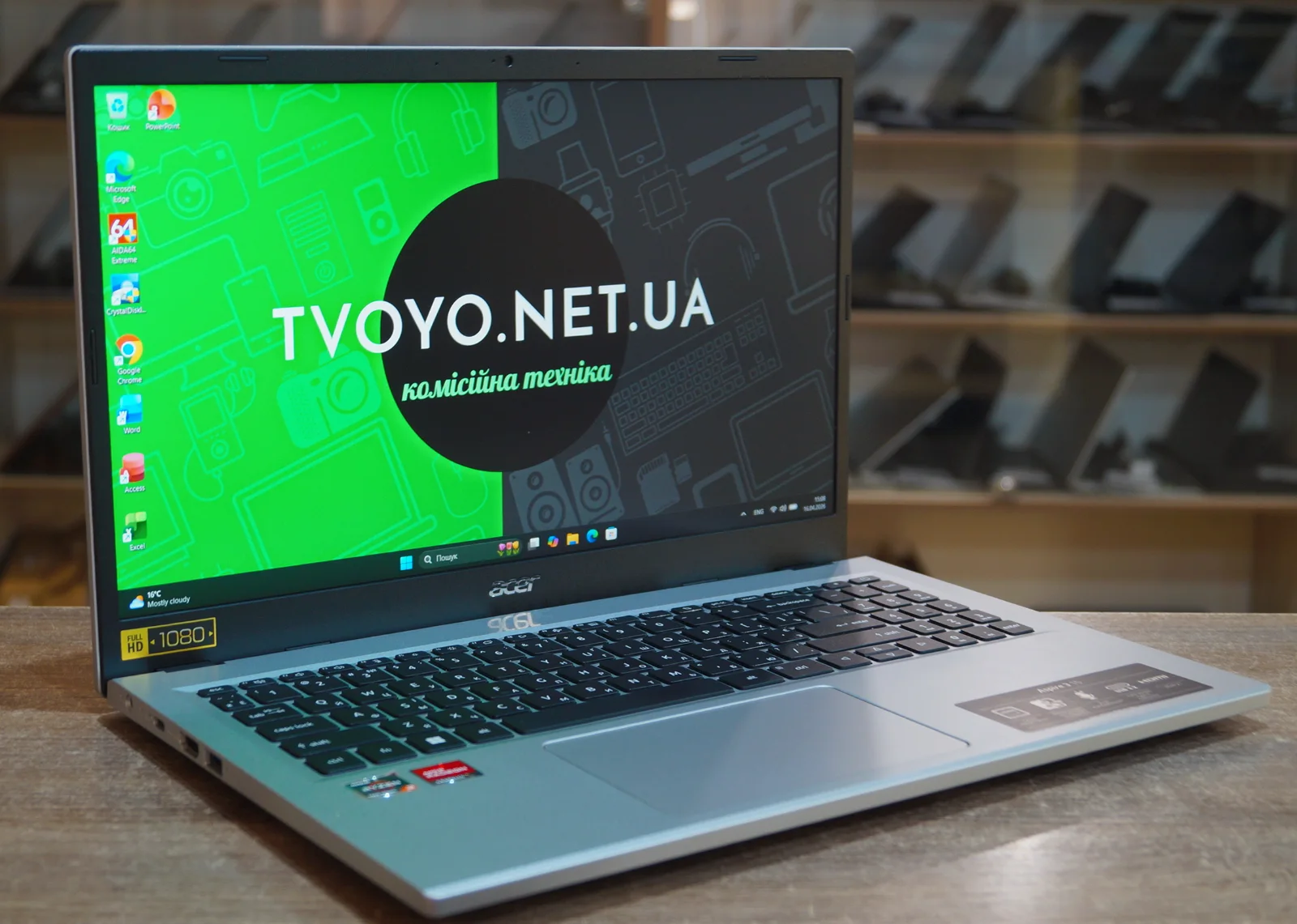 Ноутбук Acer Aspire A315-24P Б/У 1