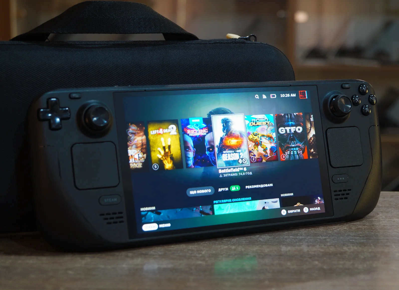 Портативна ігрова консоль Valve Steam Deck OLED (1000 ГБ) Б/У 1