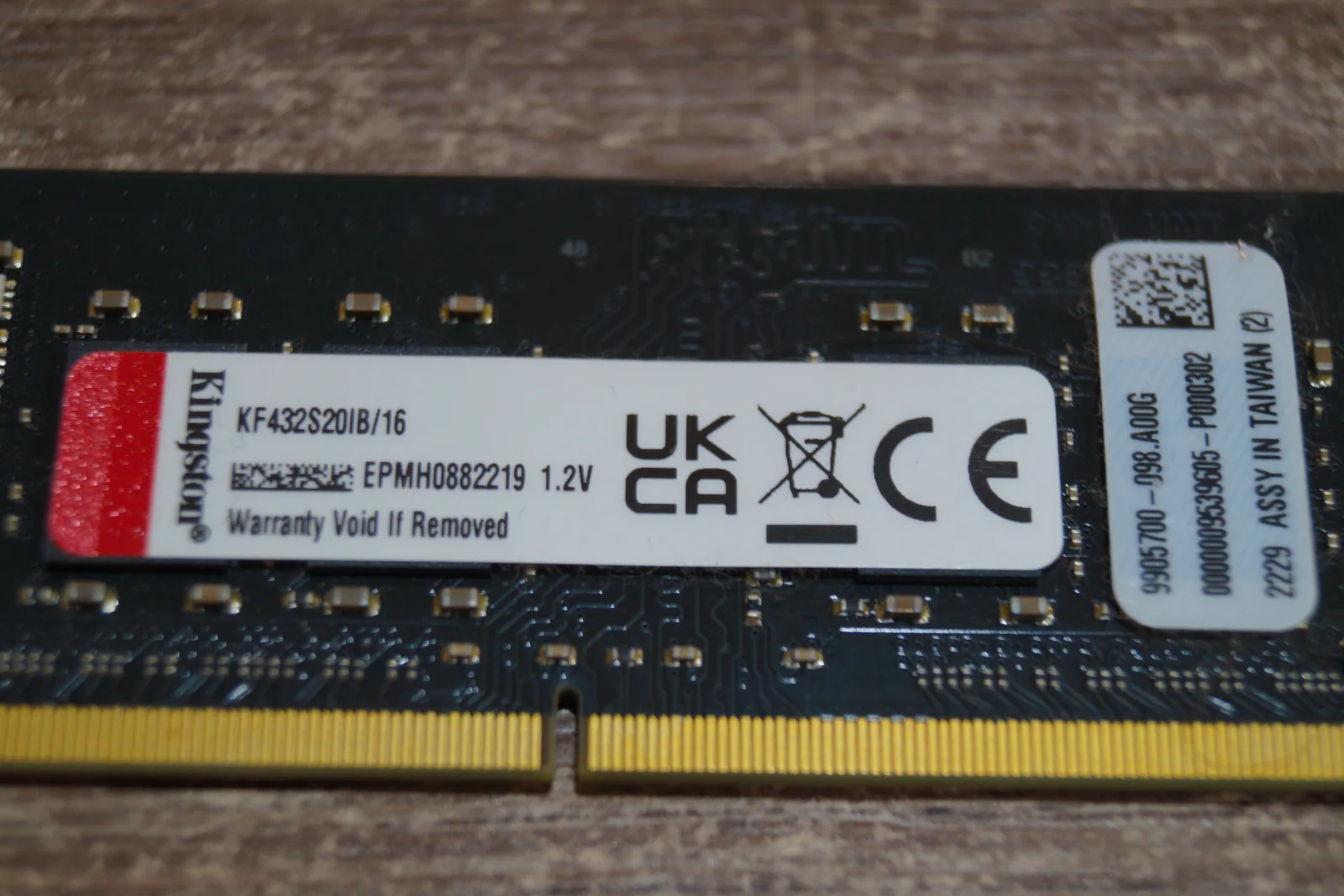 Пам'ять для ноутбуків Kingston Fury 16 GB SO-DIMM DDR4 3200 MHz preview 4