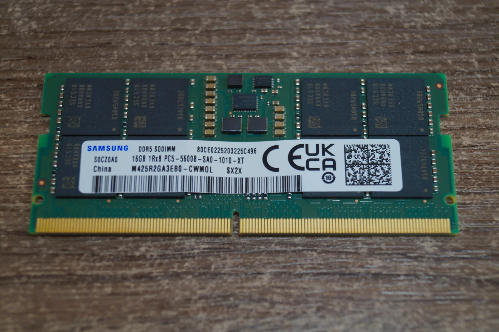 Пам'ять для ноутбуків Samsung 16 GB SO-DIMM DDR5 5600 MHz preview 3