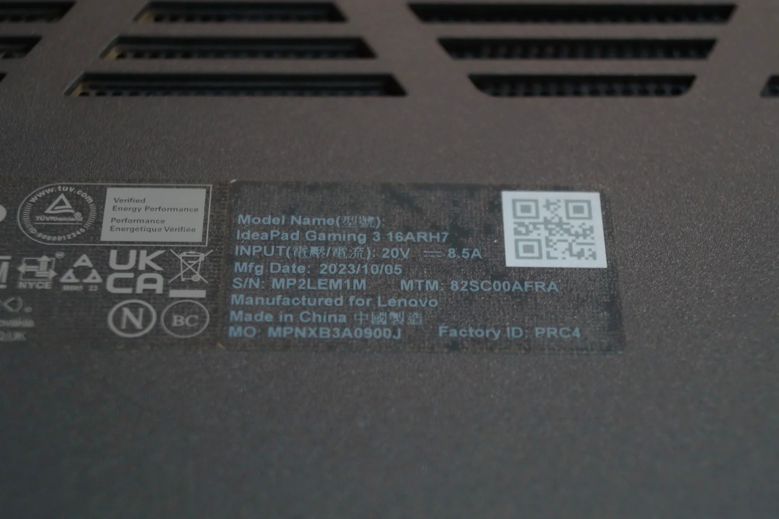 Ноутбук Lenovo IdeaPad Gaming 3 16ARH7 Б/У preview 8