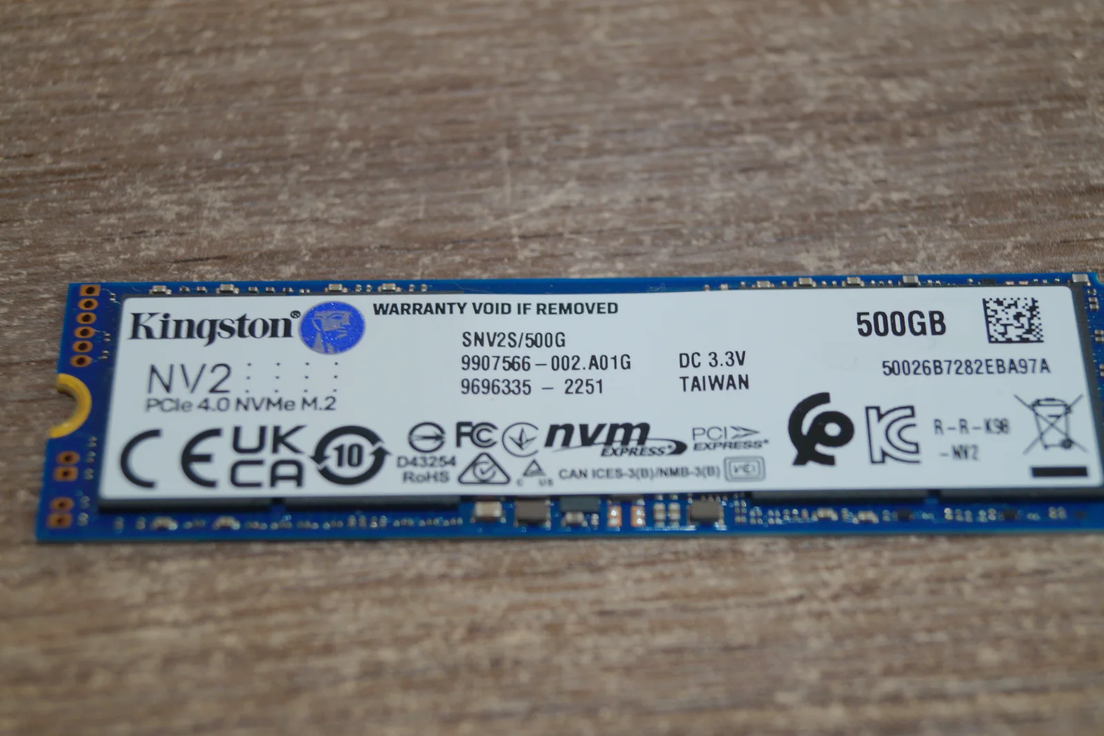 SSD накопичувач Kingston (SNV2S500G) 500 ГБ Б/У preview 7